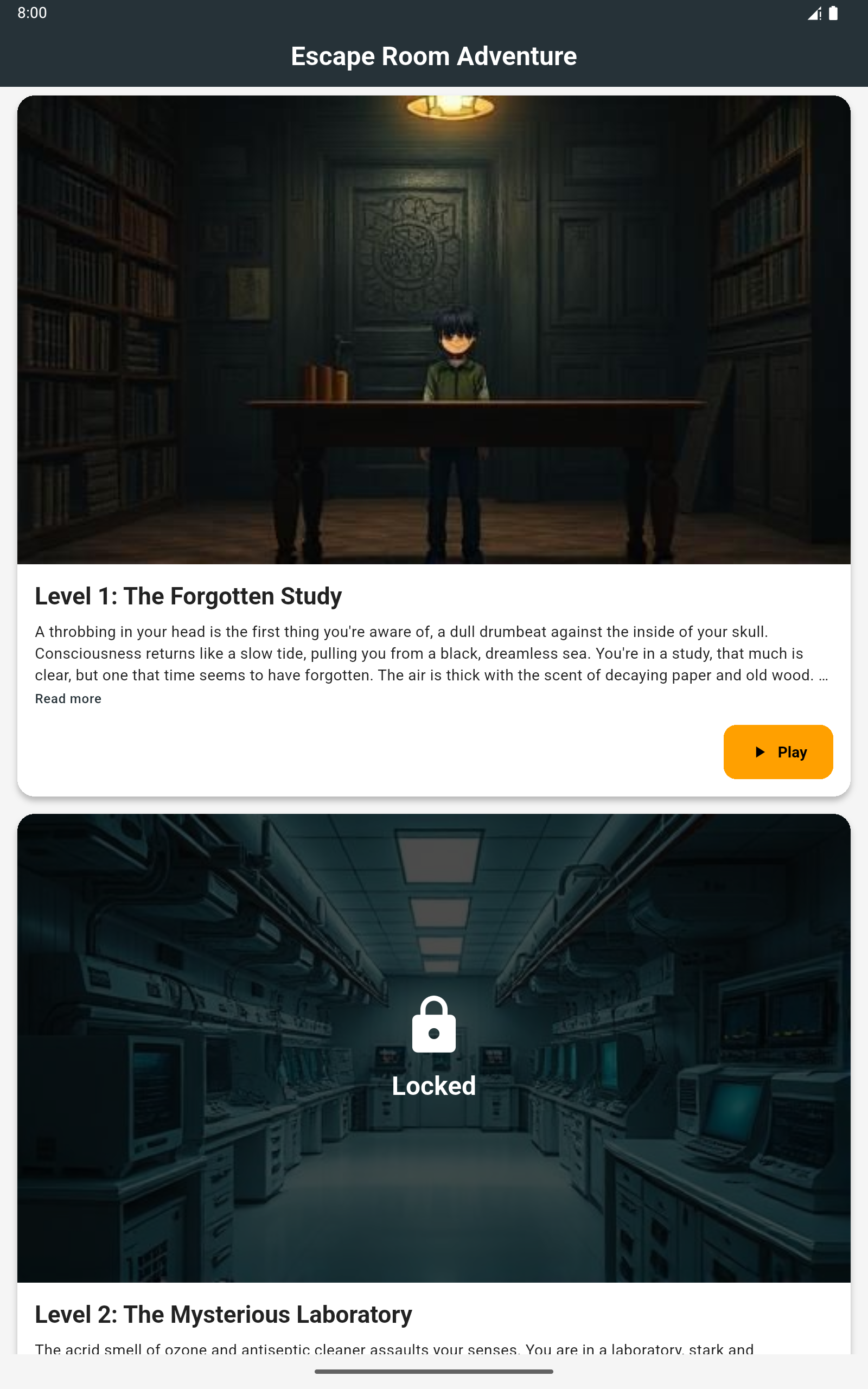 Room Escaper Game Screenshot