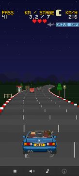 Outburn 87 Retro Arcade Racing Game Screenshot
