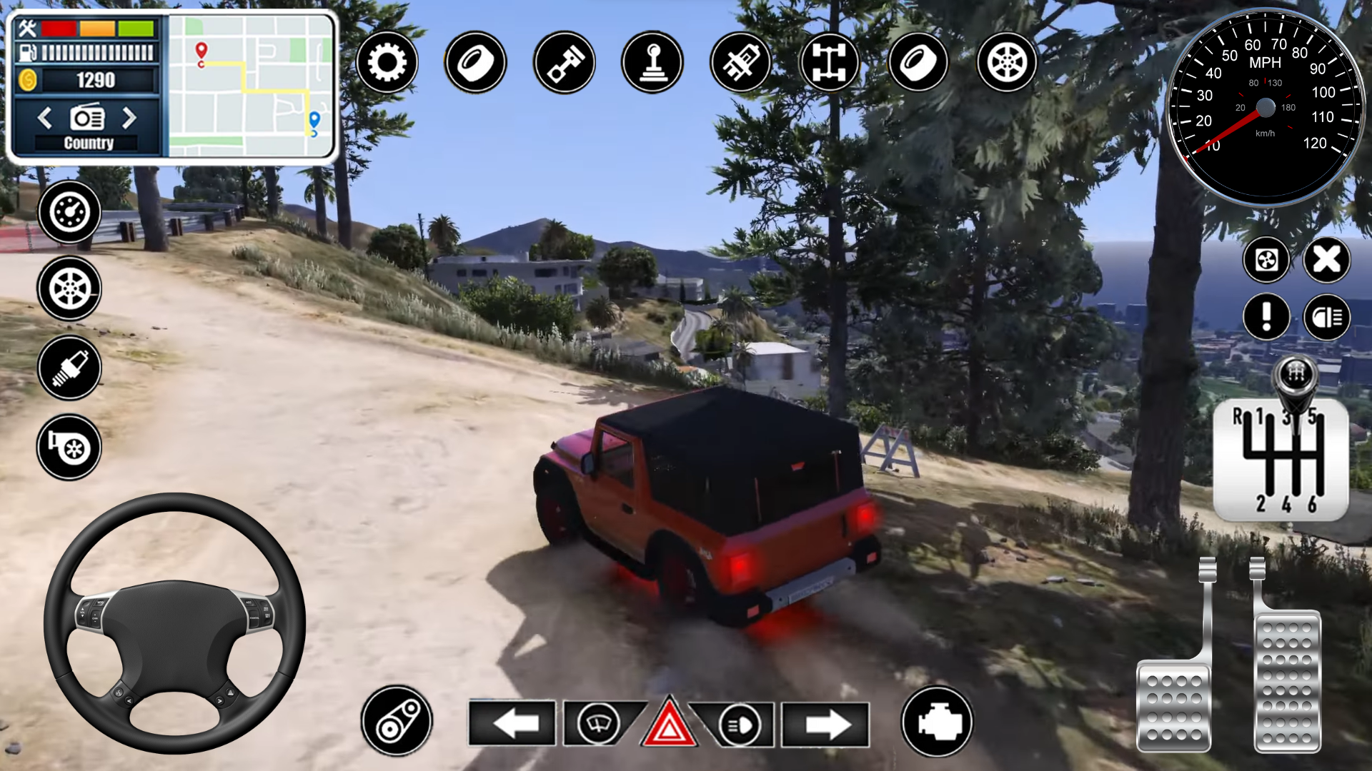 Screenshot of Mahindra Indian Car Game 3D