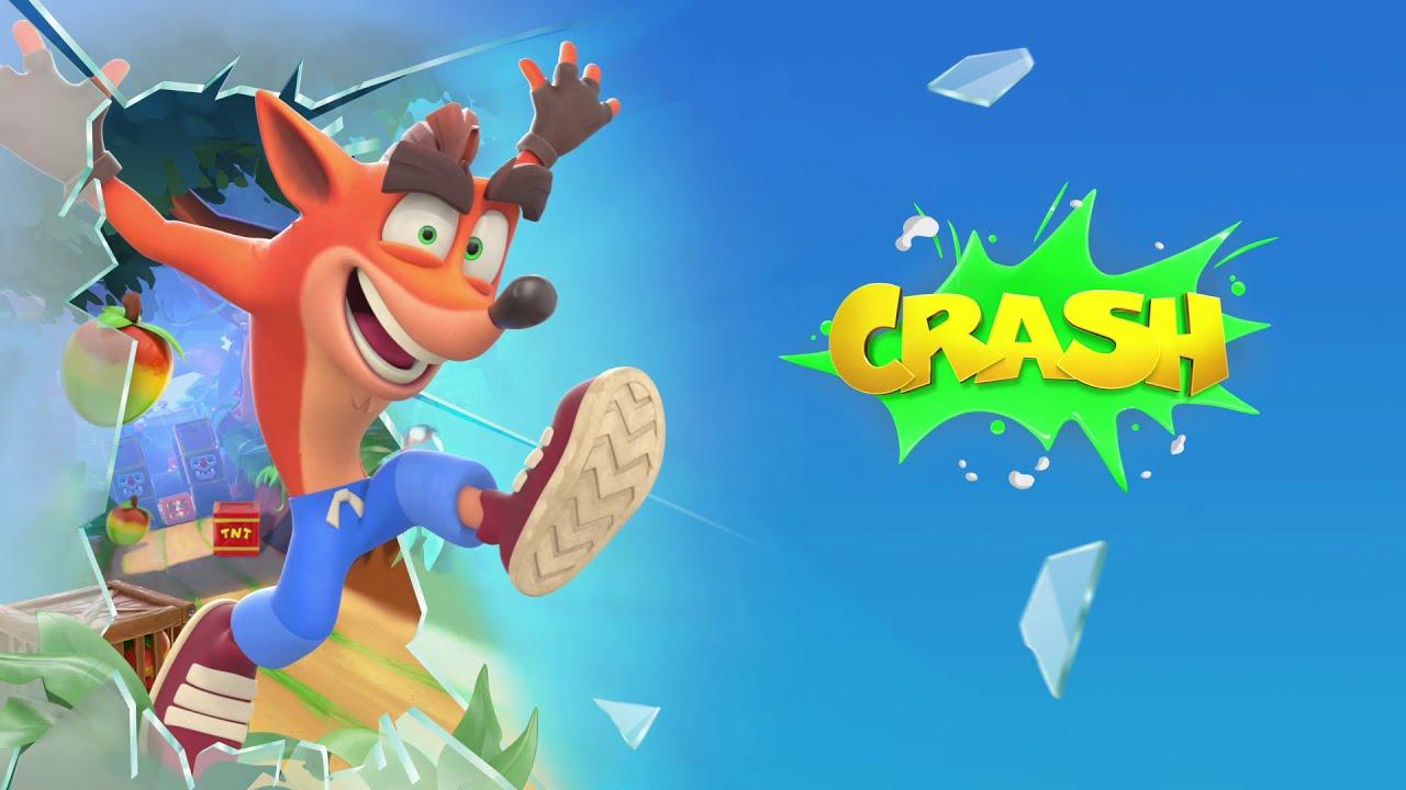 Screenshot of the video of Crash Bandicoot: On the Run!