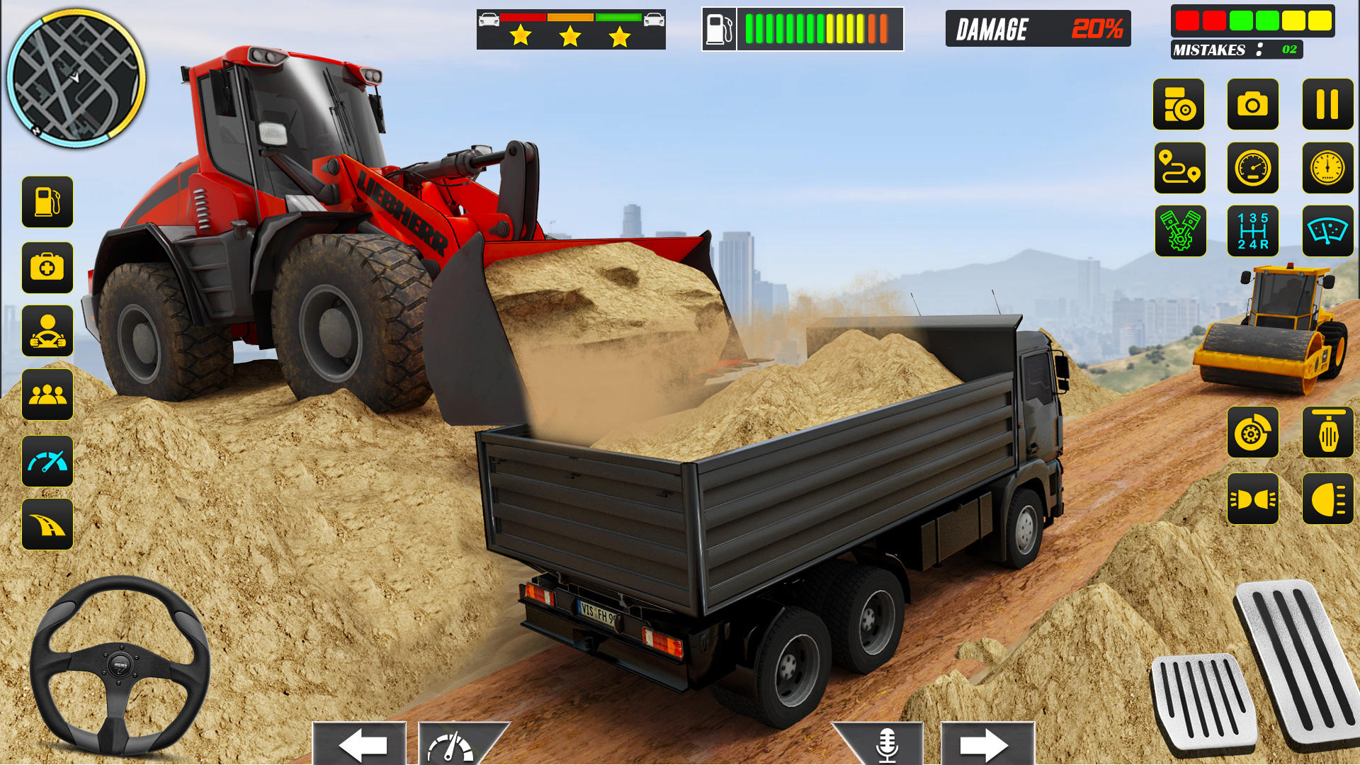 City Road Construction Sim 3D Game Screenshot