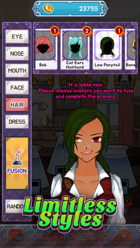 Franken Girl Game Screenshot