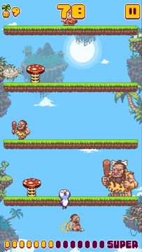 Trog Smash Island - A jurassic adventure ゲームのスクリーンショット