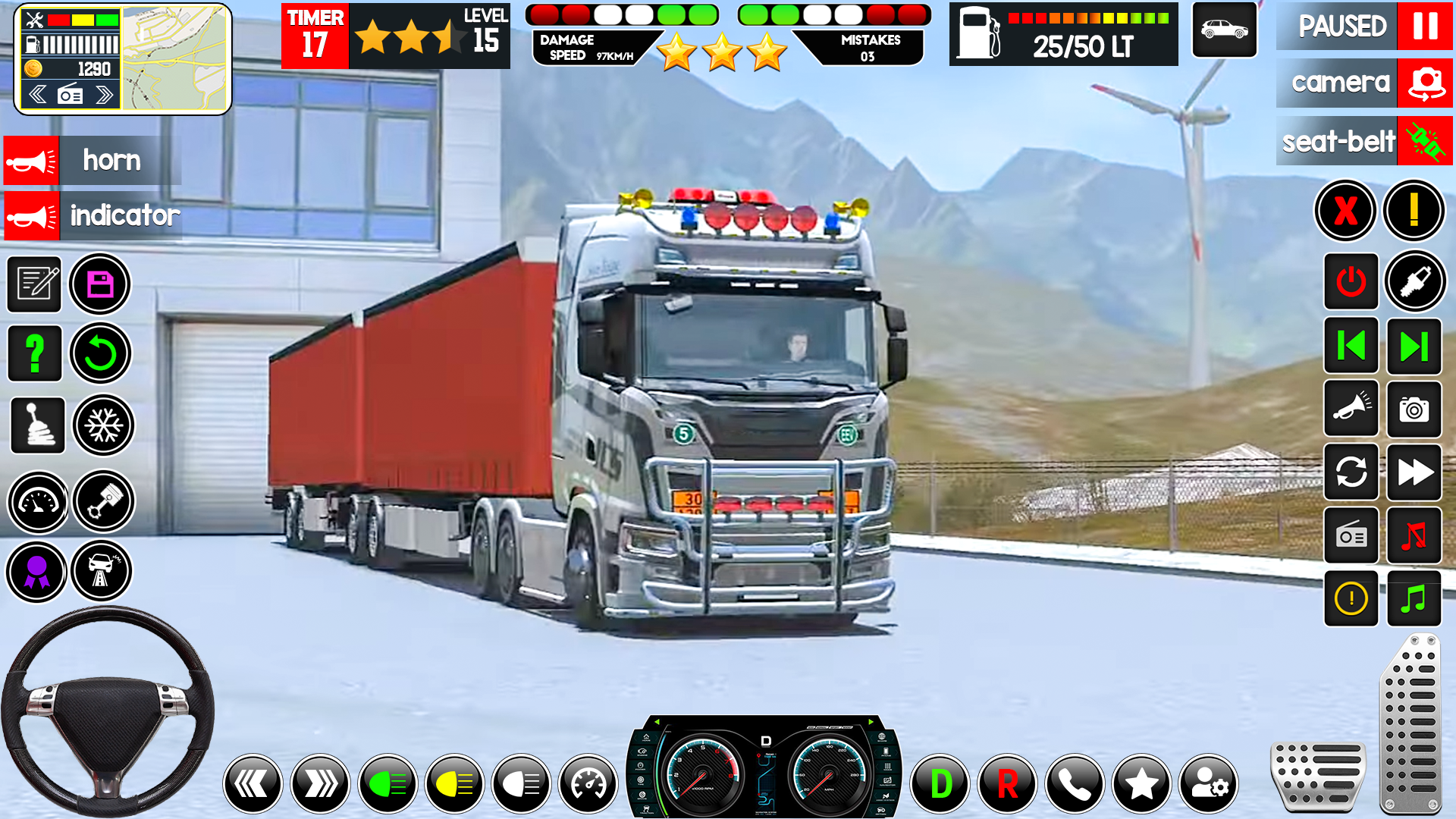 Euro Truck Driving Cargo Games ภาพหน้าจอเกม