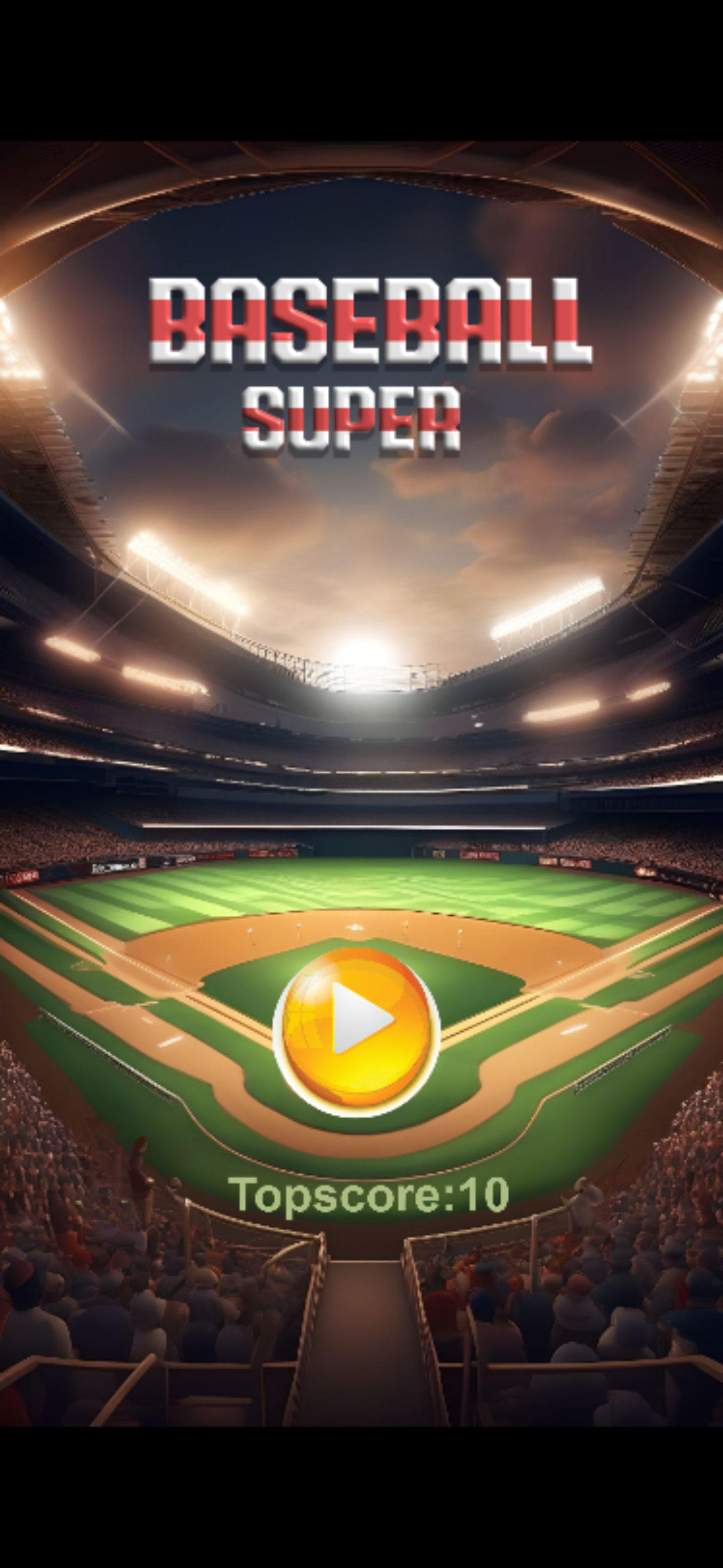 Baseball Super Pro Game Screenshot