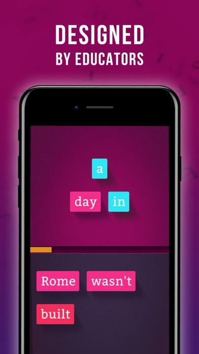 Скриншот игры Sentence Builder Master Pro