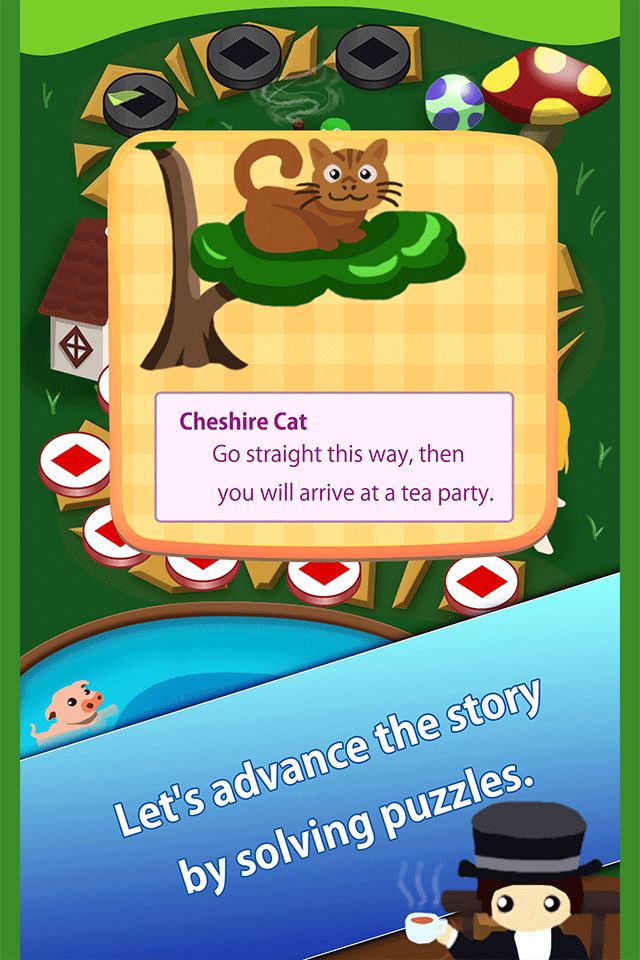 Alice in Wonderland - Puzzle screenshot game