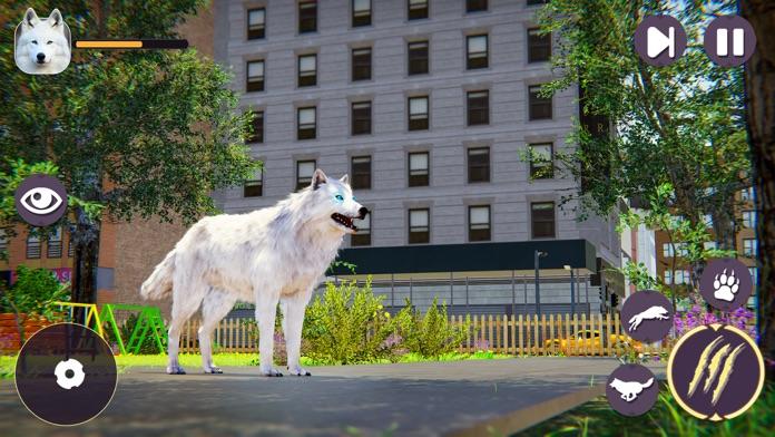 Скриншот игры The Wild Wolf Animal Simulator