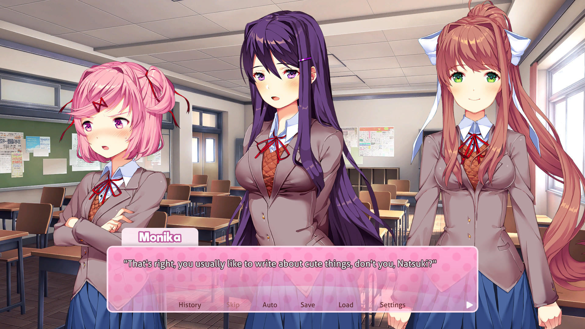Doki Doki Literature Club Plus! Game Screenshot