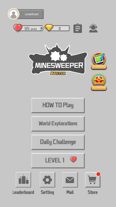 Screenshot 1 of Minesweeper Master - Classic 1.0.2