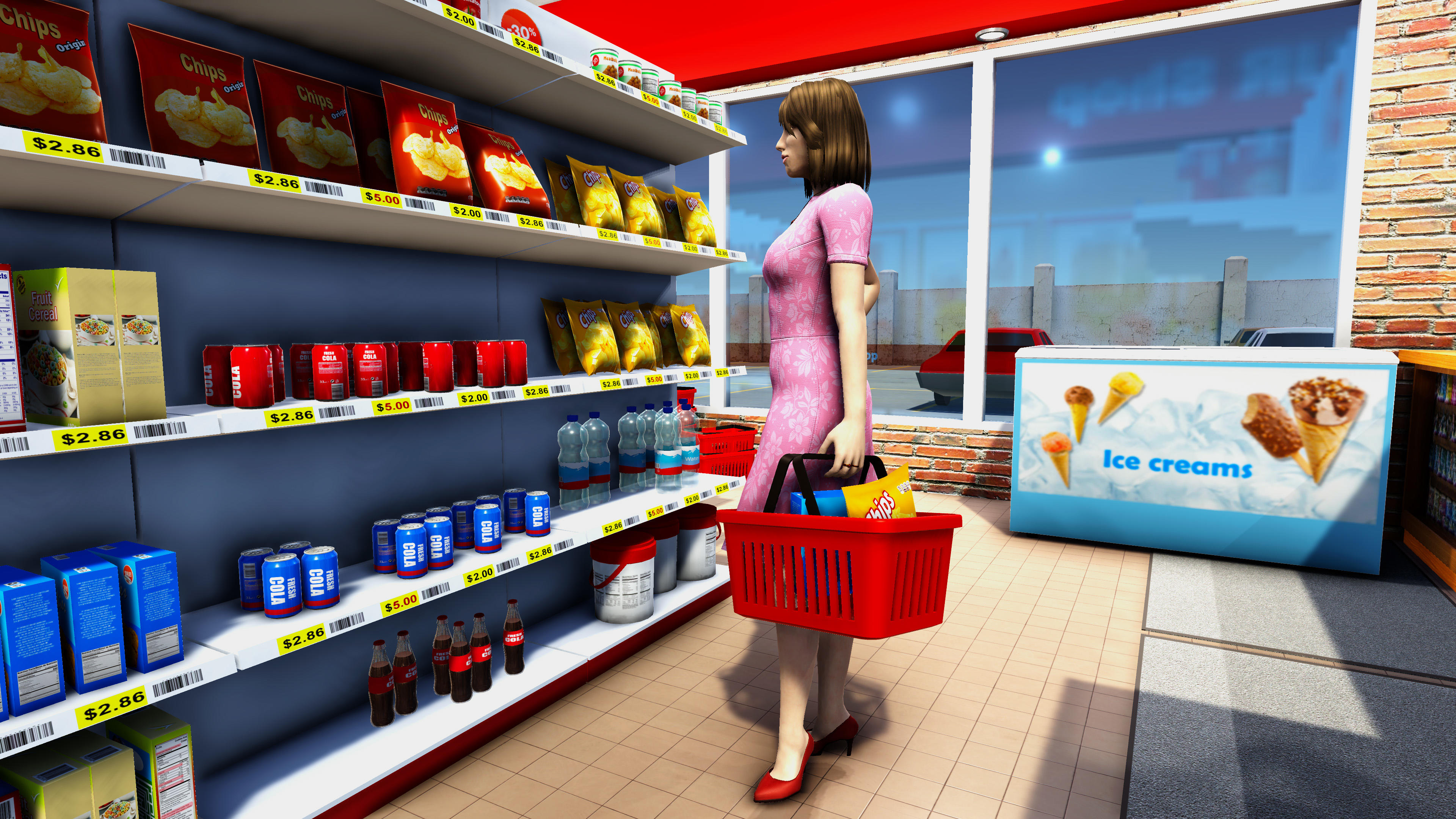 Supermarket Grocery Simulator 게임 스크린 샷
