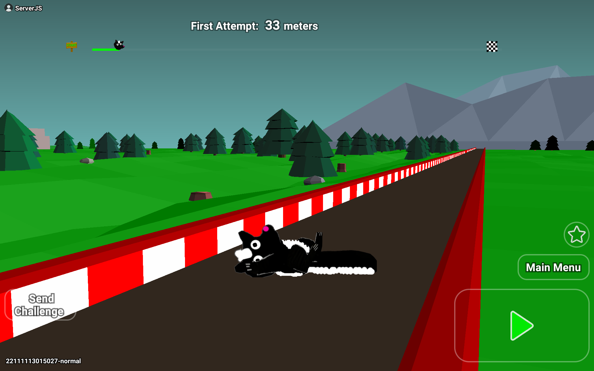 Jump Skunk - Animal Dash Game Screenshot