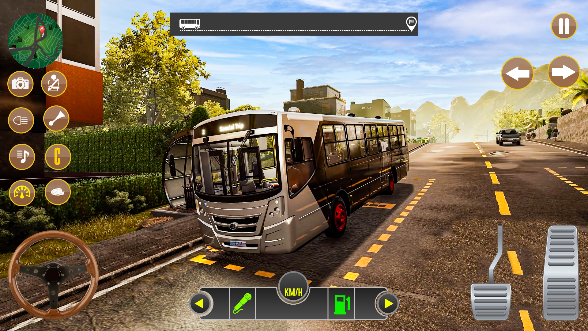 Download do APK de euro jogo de ônibus dirigindo para Android