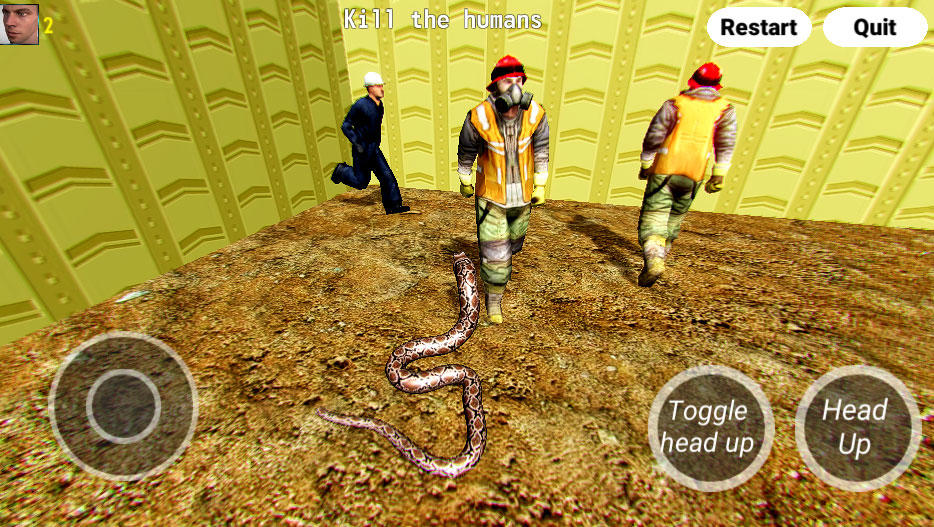 Snake Simulator at Backrooms Game Screenshot