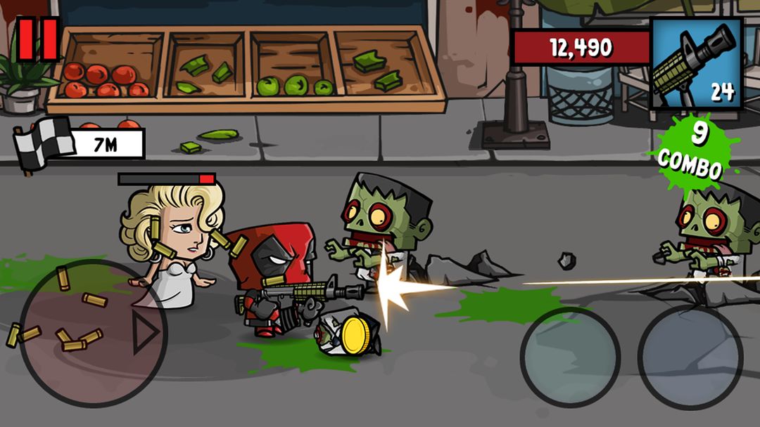 Zombie Age 3: Dead City ภาพหน้าจอเกม