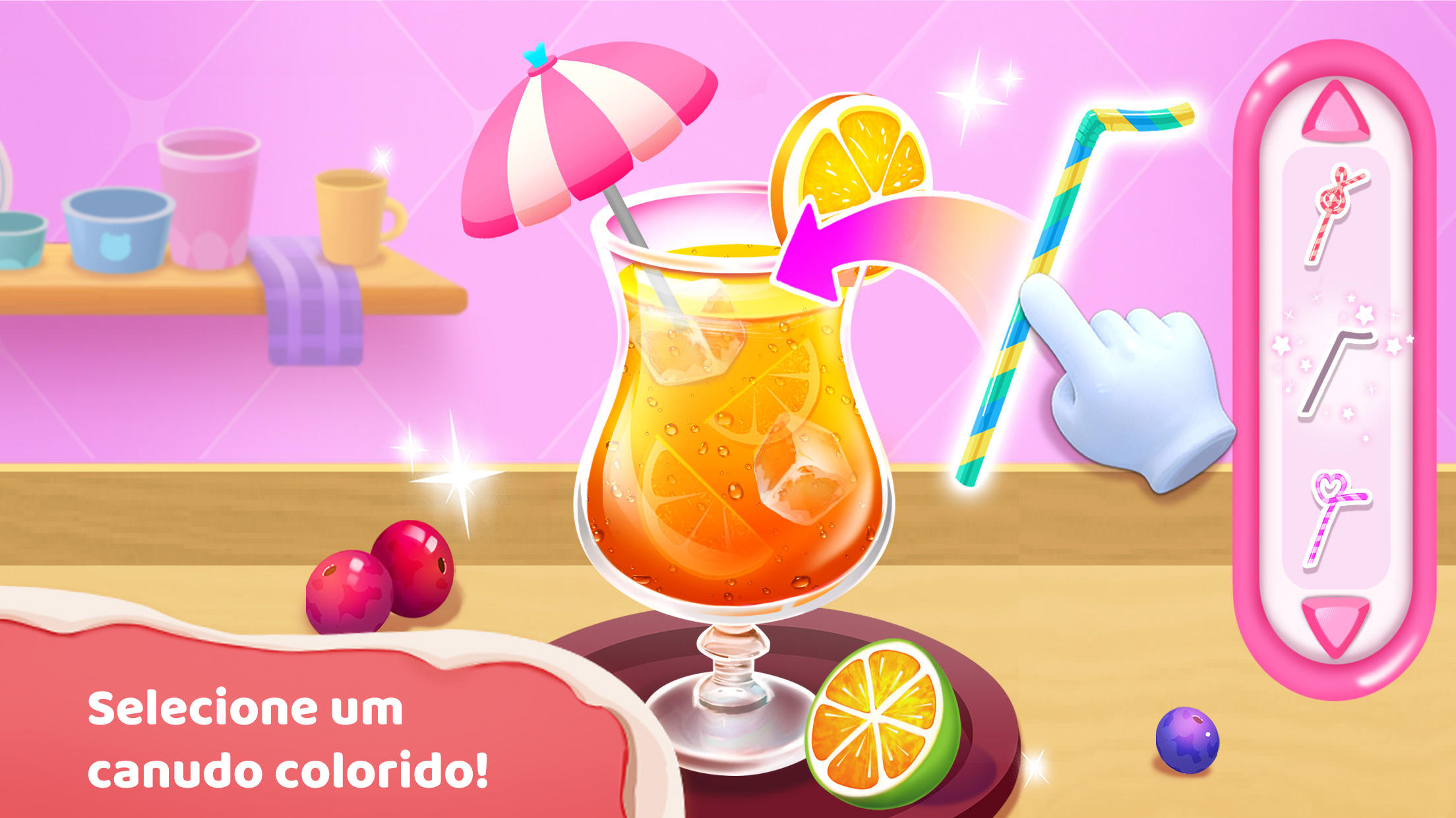 Captura de Tela do Jogo Sorveteria do Bebê Panda