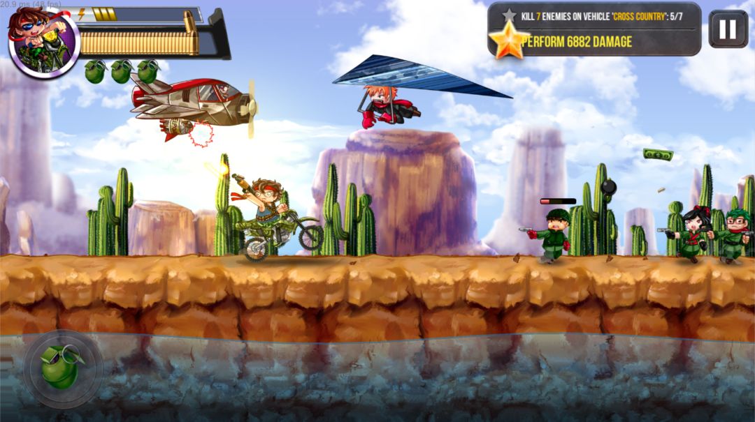 Screenshot of Ramboat 2 Action Offline Game