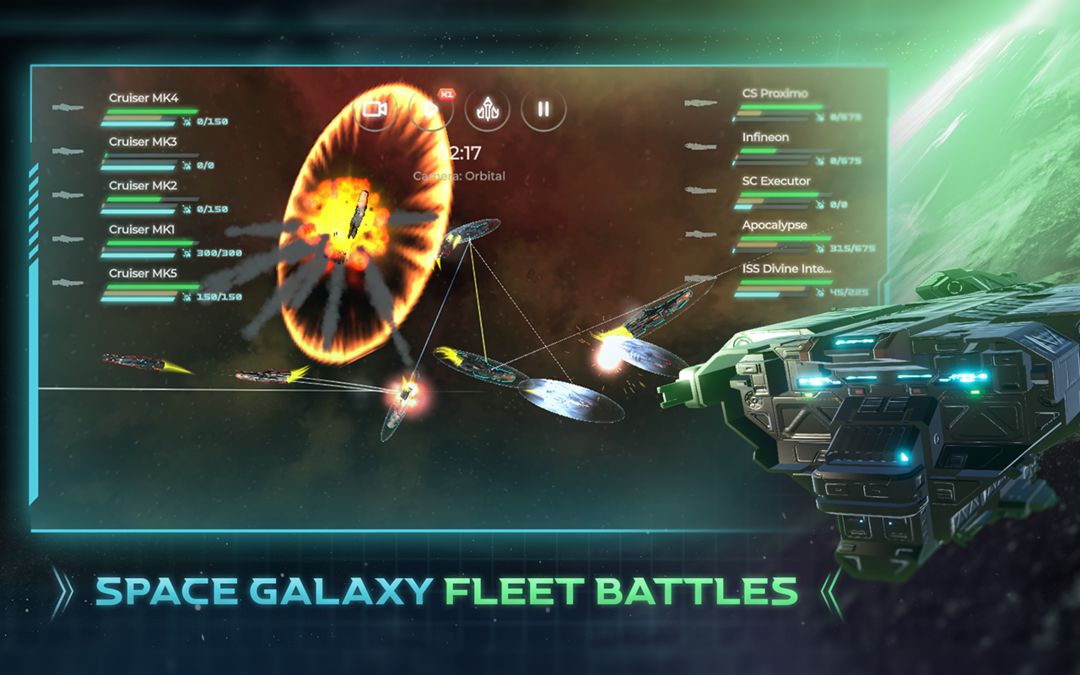 Galaxy Arena Space Battles screenshot game
