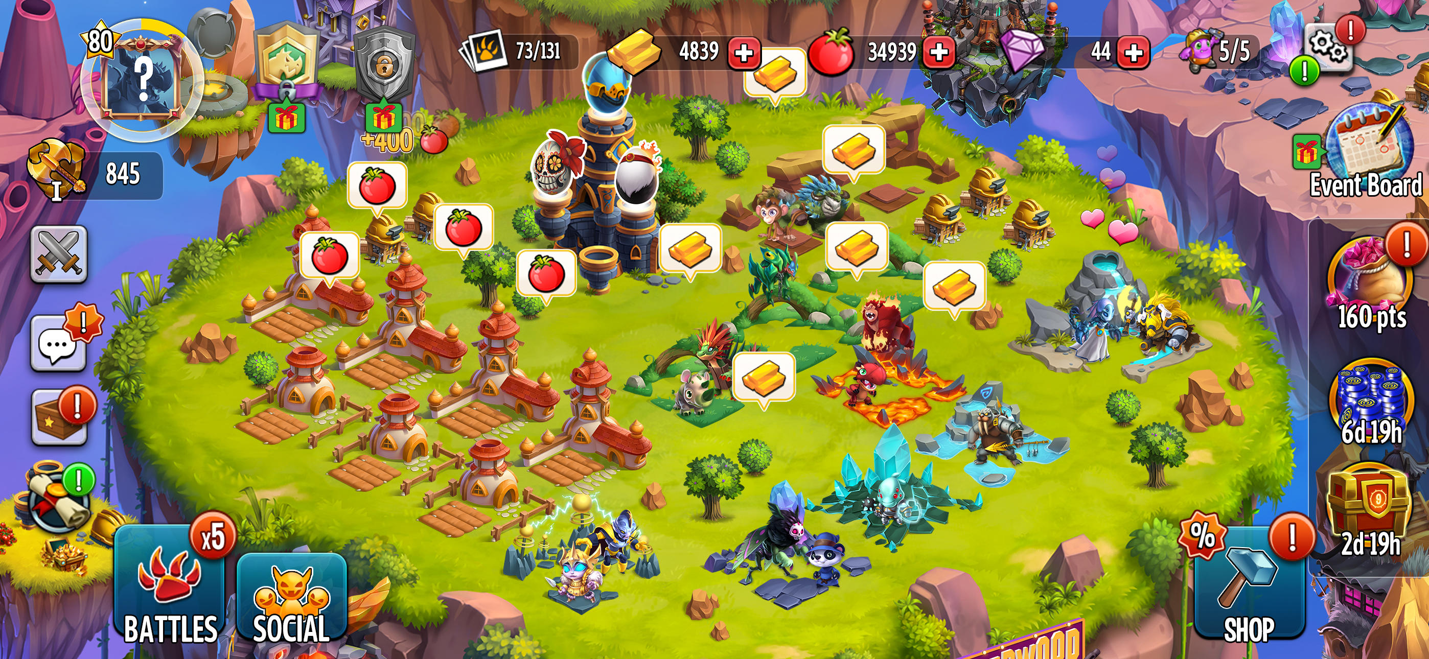 Monster Legends Game Screenshot