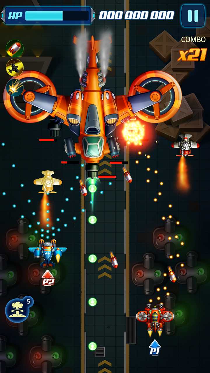 Скриншот игры Infinity Strike - Space Shooting Idle Chicken