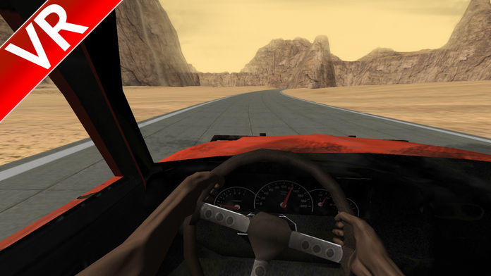 Screenshot 1 of VR Car Driving Simulator สำหรับ Google Cardboard 