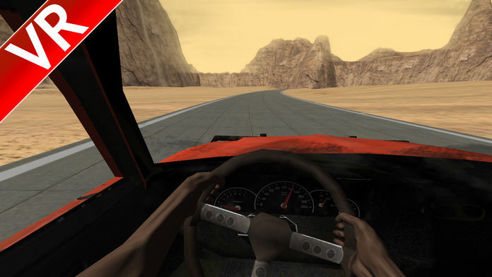 Screenshot 1 of VR Car Driving Simulator for Google Cardboard 