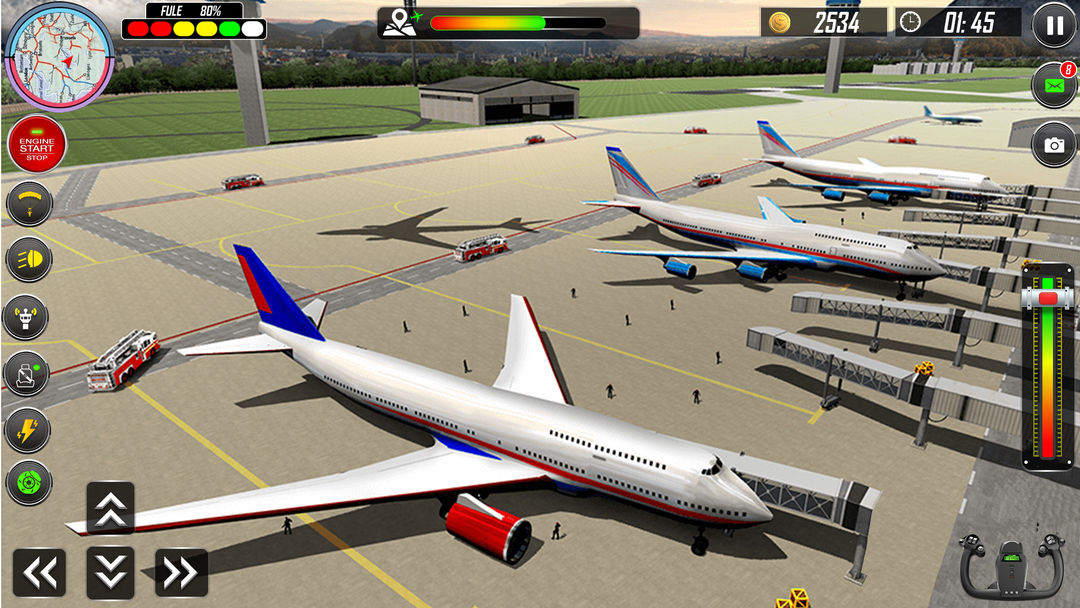 Screenshot of Real Plane Landing Simulator