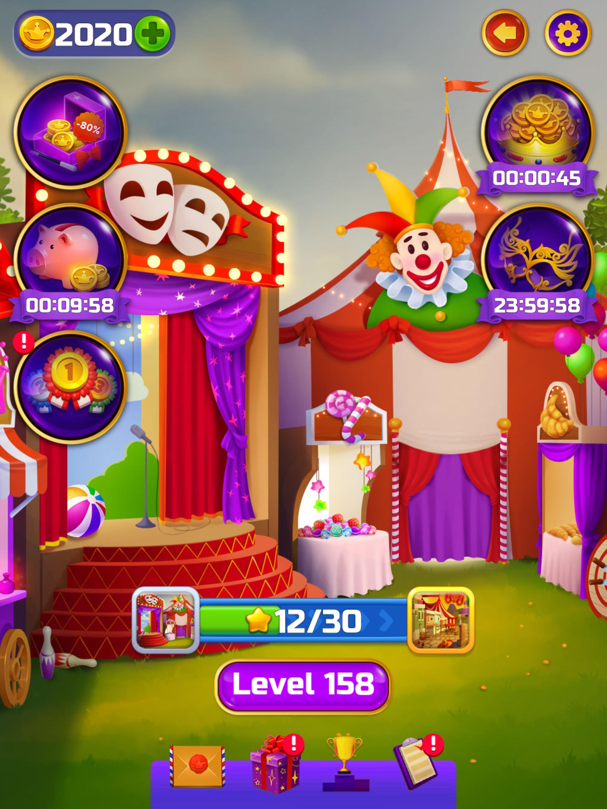 Circus Words: Magic Puzzle Game Screenshot