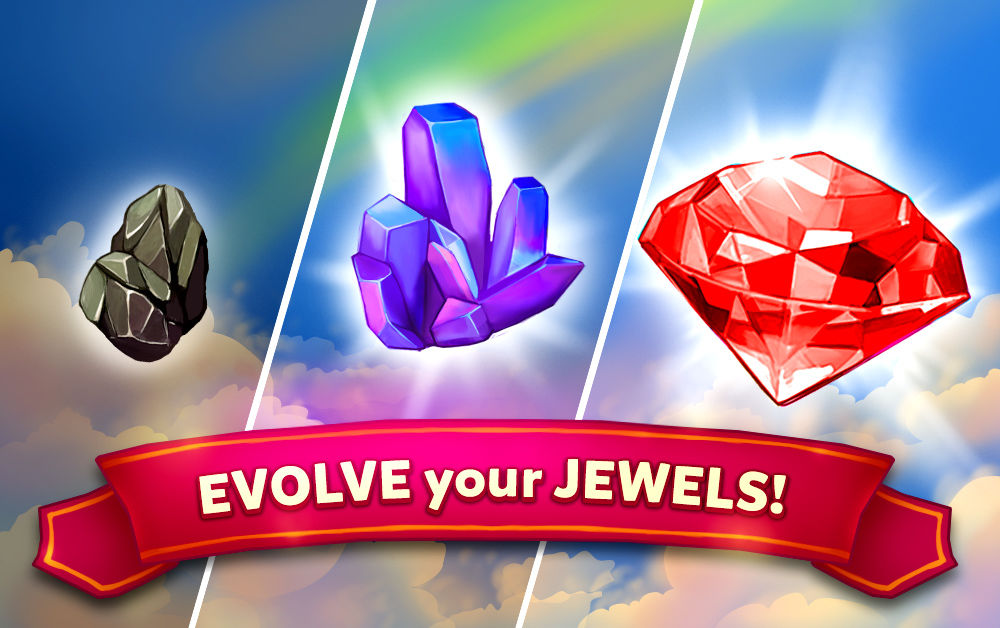 Screenshot of Merge Jewels: Gems Merger Game