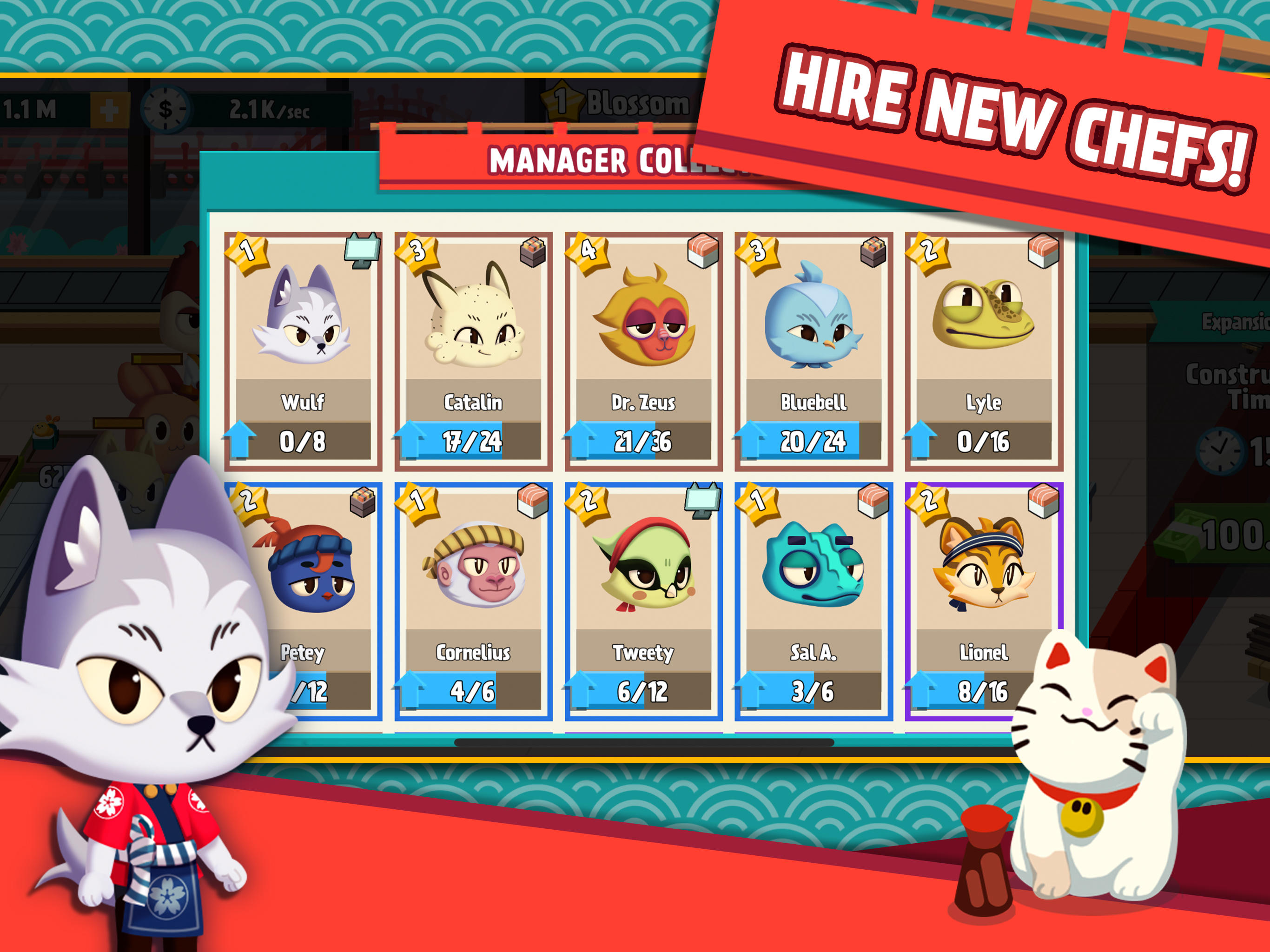 Sushi, Inc. ゲームのスクリーンショット