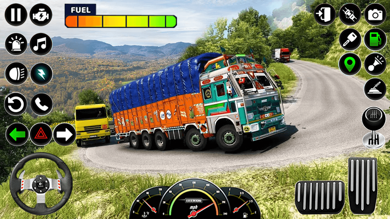 Indian Truck Driving Simulator ゲームのスクリーンショット