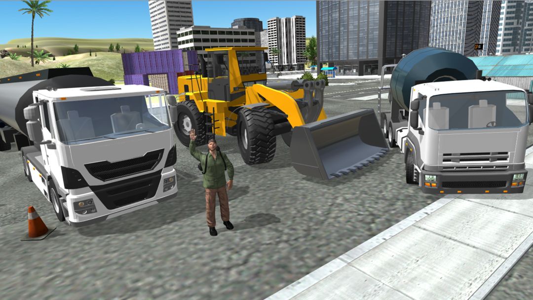 Screenshot of Offroad Construction Truck Driving