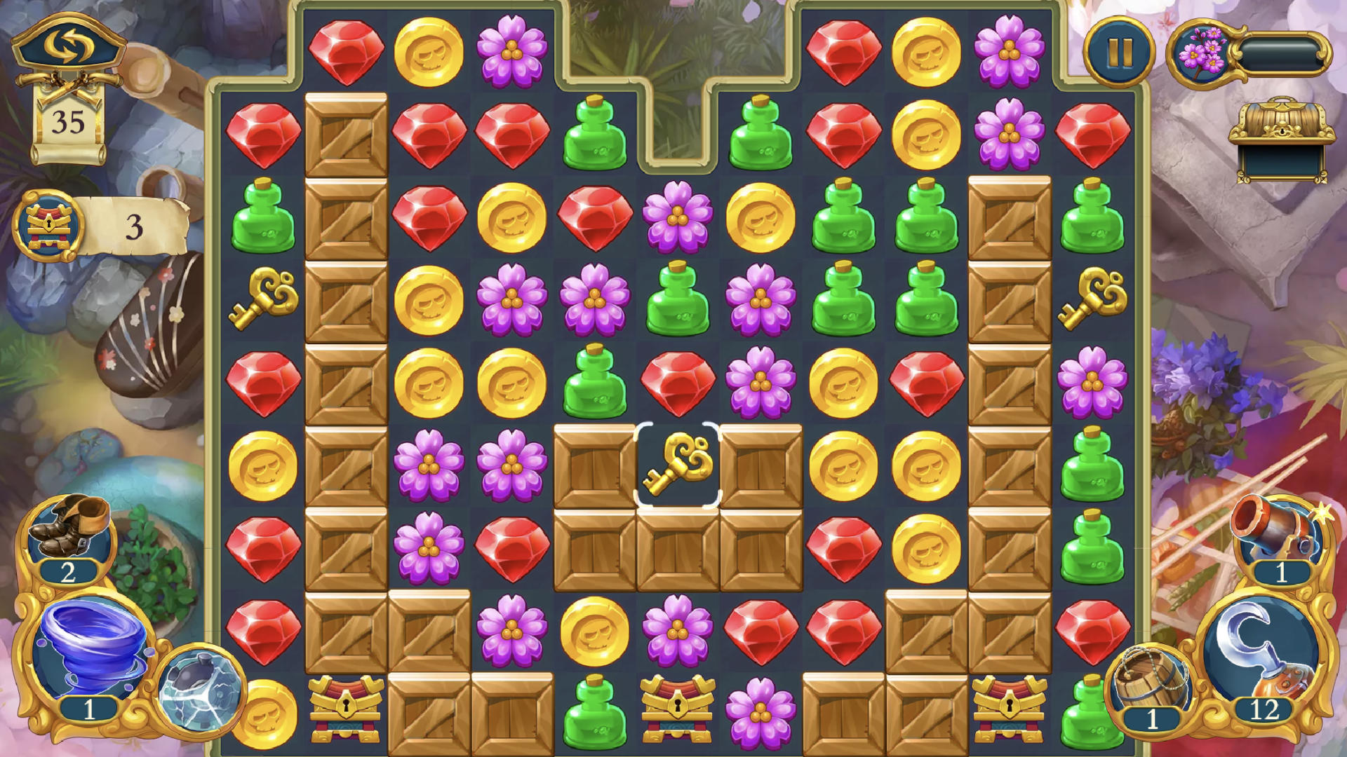 Скриншот игры The Hidden Treasures: Objects