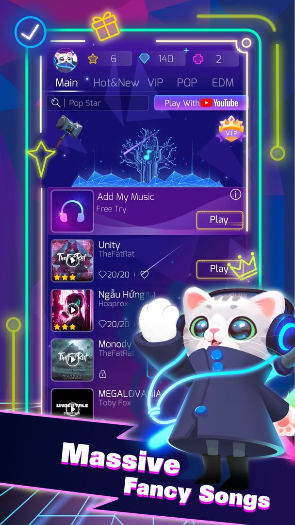 Screenshot of Sonic Cat