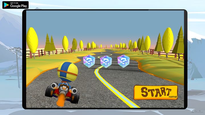Screenshot 1 of 作為鳥囚犯的卡丁車遊戲 