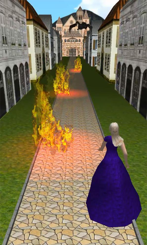 Screenshot of Princess.  Dragon Cave