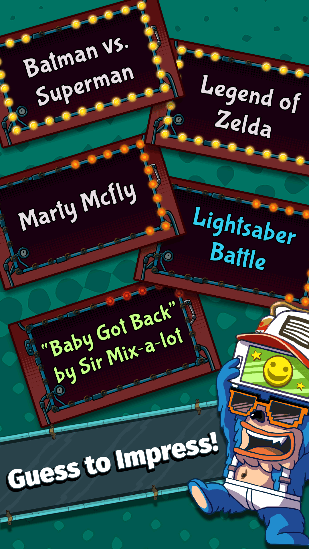 Word Gush: Loot Charades! Game Screenshot