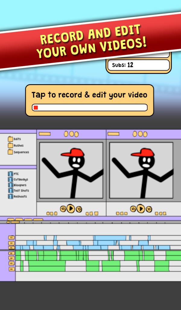 Stickman Tuber Tycoon Game Screenshot