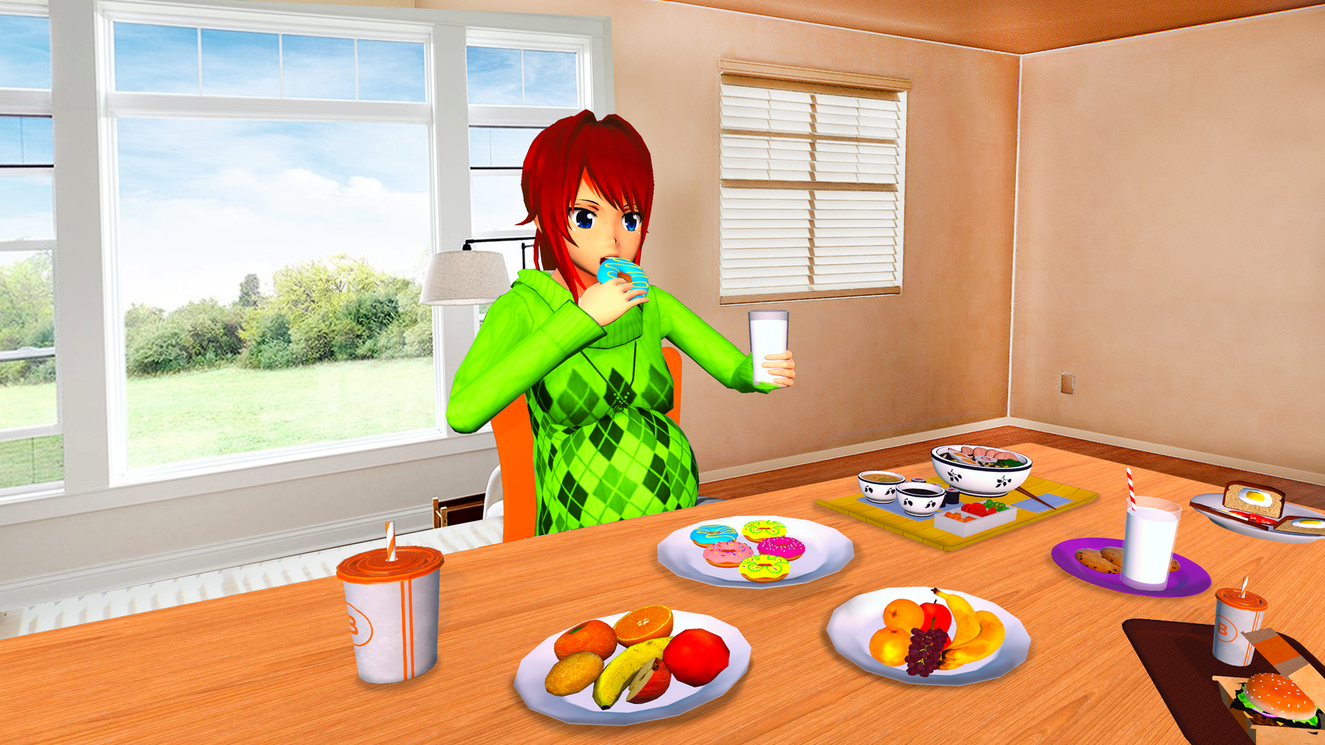 Screenshot 1 of 懷孕的媽媽模擬器遊戲 1.1.8