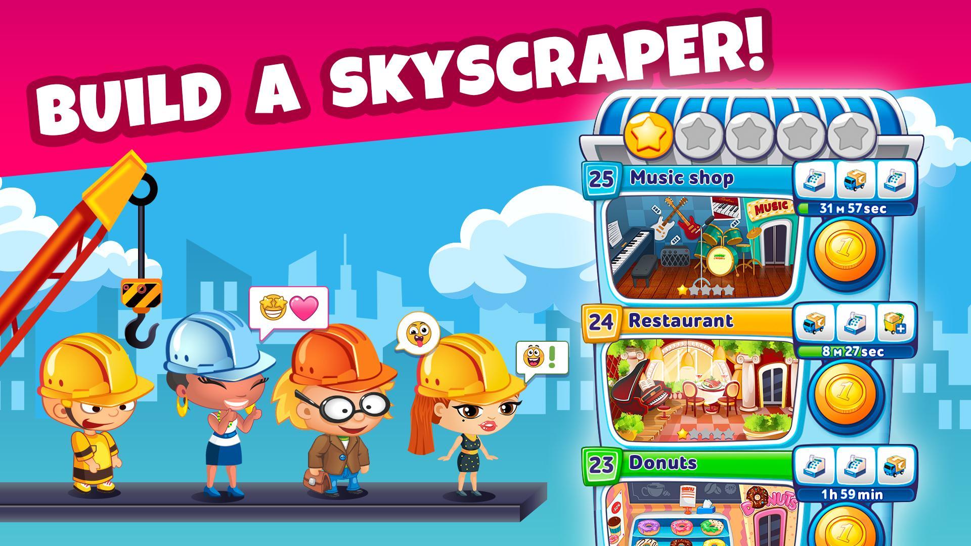 Pocket Tower－Hotel Builder Game Screenshot