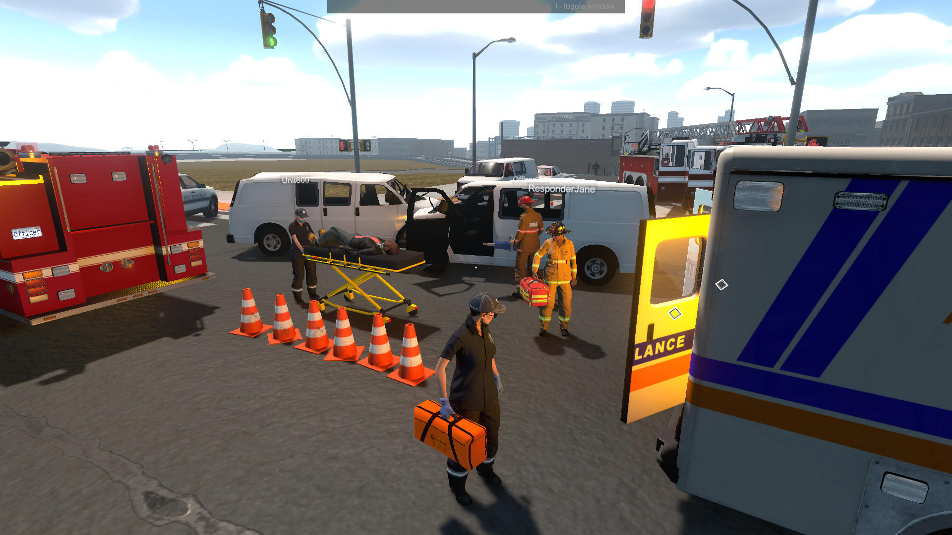 Screenshot of Flashing Lights: Police, Firefighting, Emergency Services Simulator