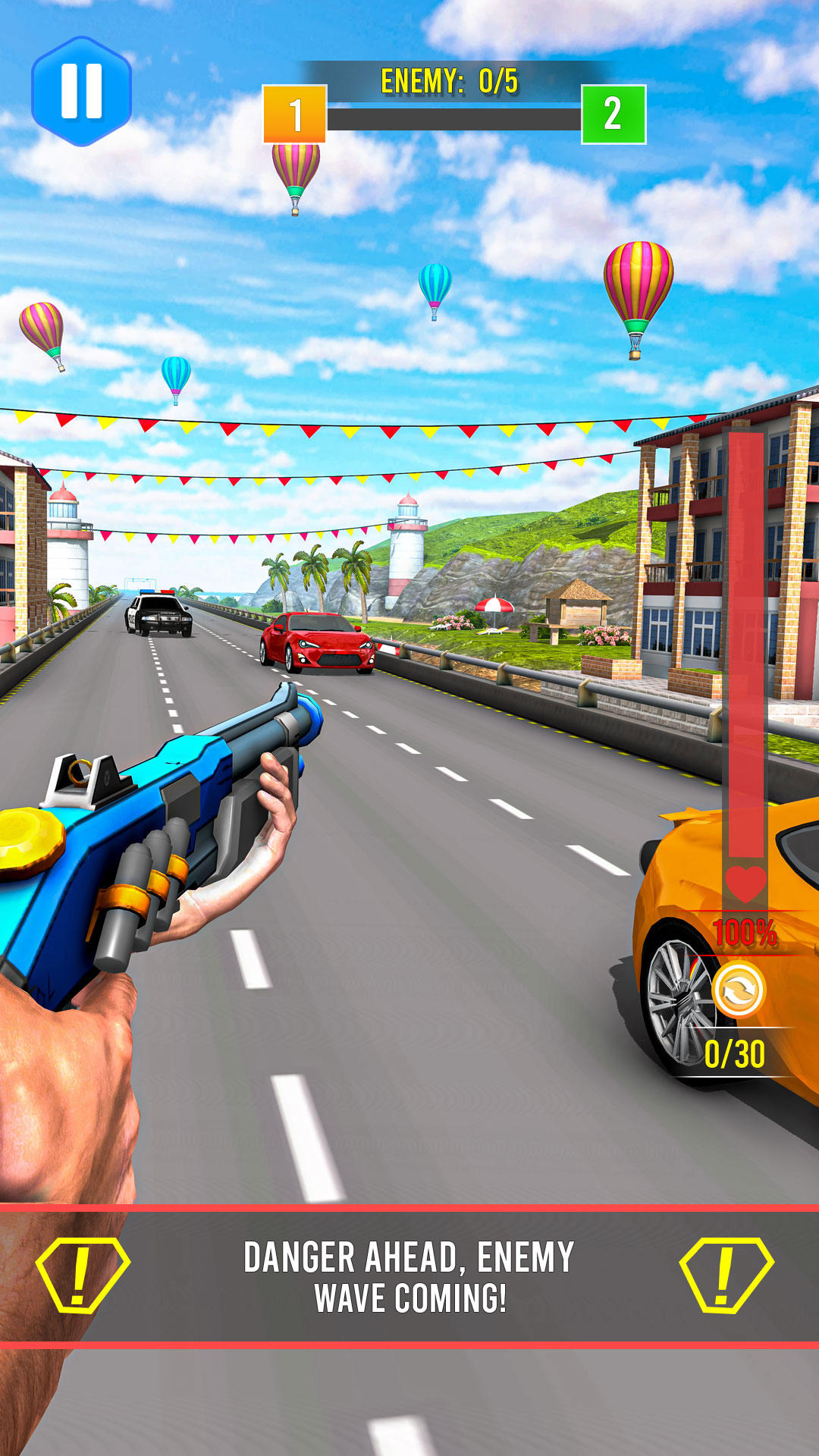 Highway Race Car Shooting Game android iOS-TapTap
