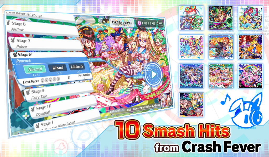 Sonic Beat feat. Crash Fever Game Screenshot