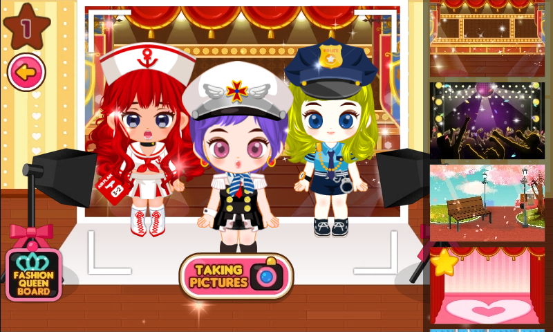 Скриншот игры Fashion Judy: Uniform style