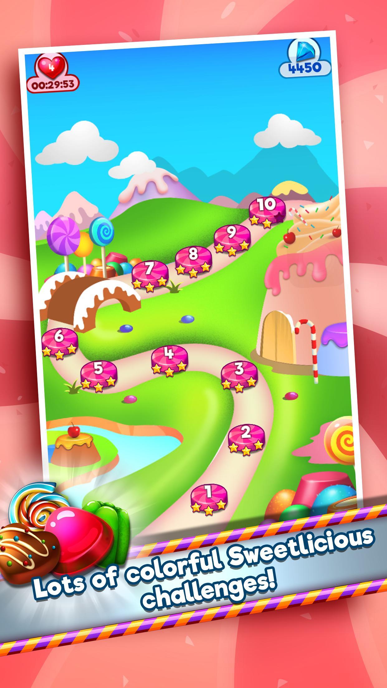Goober Candy Craze! Match-3! Game Screenshot