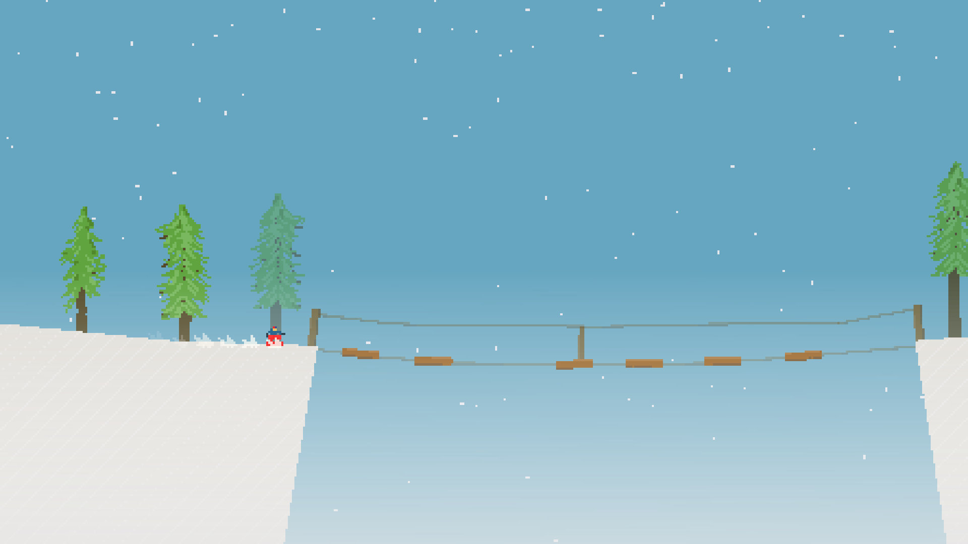 Nuclear Snowboard Game Screenshot
