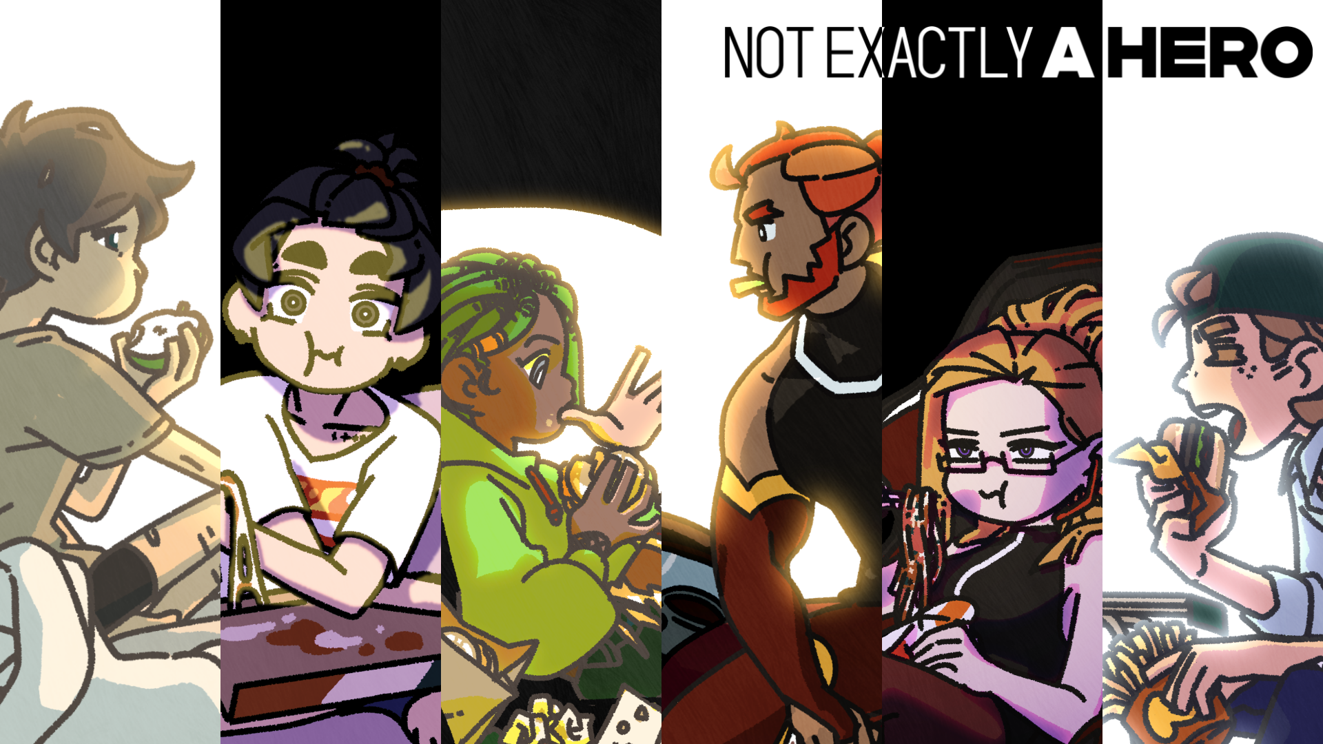 Not Exactly A Hero: Story Game Game Screenshot