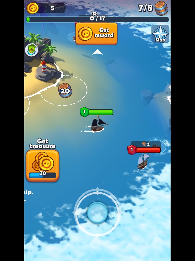 Pirate Raid - Caribbean Battle ภาพหน้าจอเกม