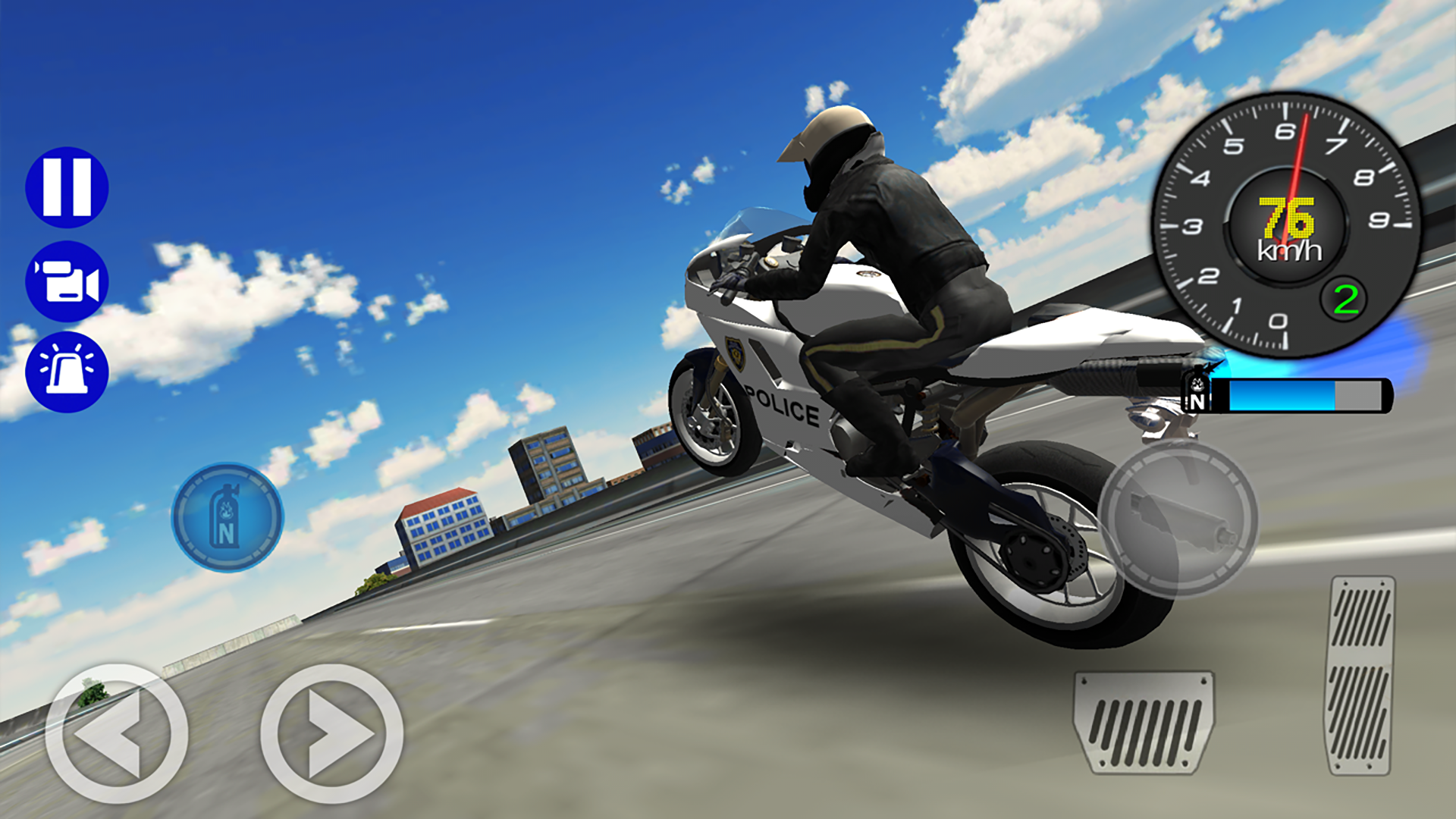 Police Bike City Simulator Game Screenshot