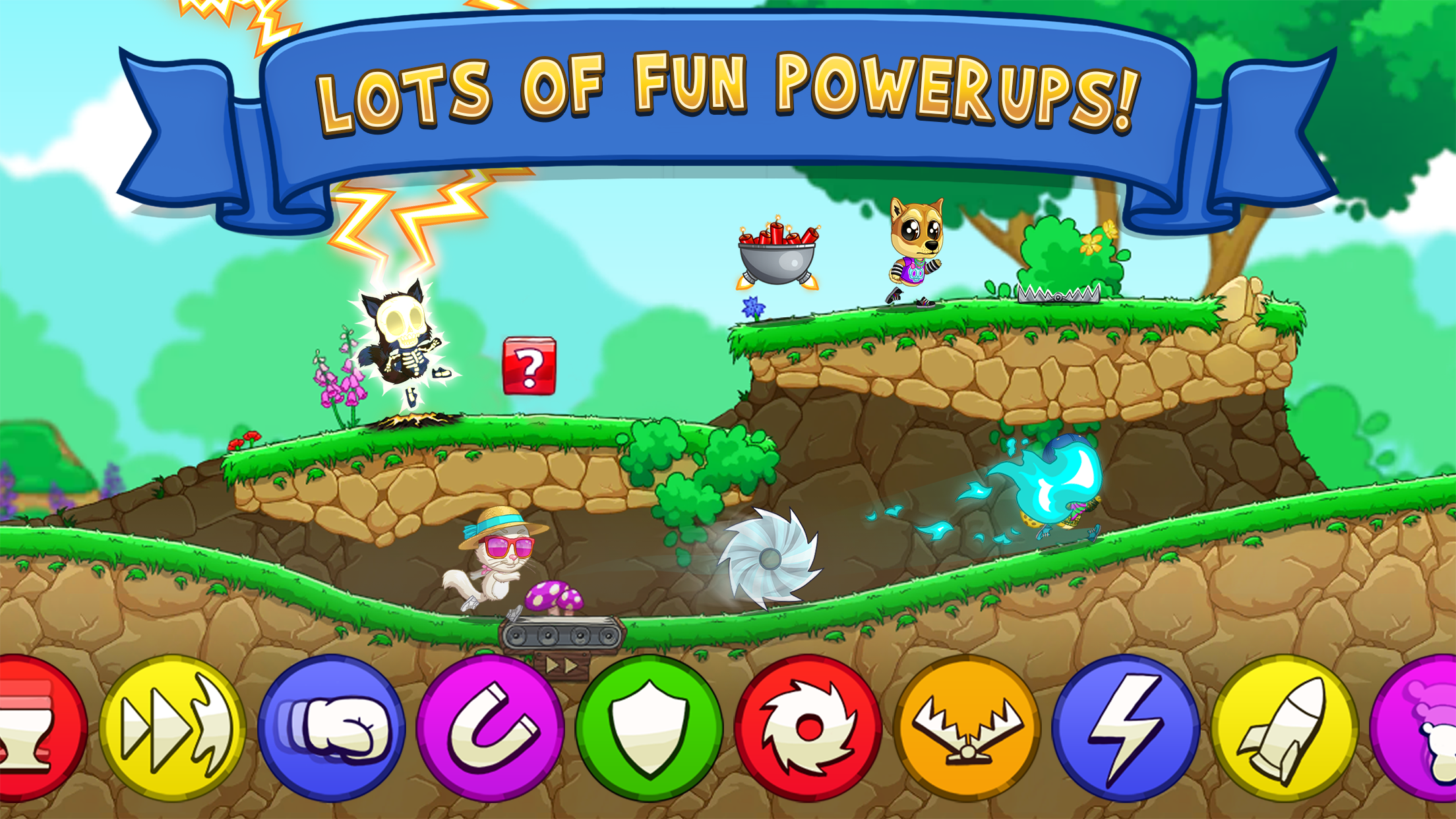 Fun Run 3 - Multiplayer Games Game Screenshot